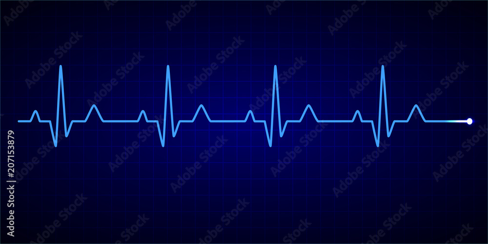 Heartbeat line. Cardiogram. Electrocardiogram. Vector illustration. Stock Vector | Adobe Stock Heartbeat line. Cardiogram. Electrocardiogram. Vector illustration. Stock Vector | Adobe Stock