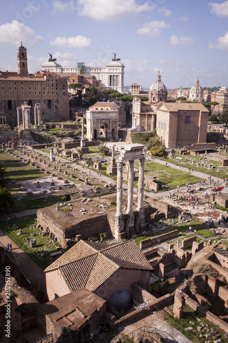 Obraz na płótnie foro romano panorama w salonie