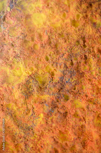 Background of Abstract Macro Close Up with Various Colors