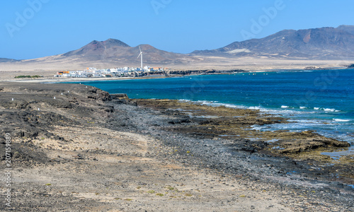 Fishermen's village on Jandia Peninsula in Fuerteventura, Spain