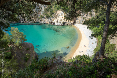 Baia del Buondormire on Cape Palinuro, Cilento, Campania, Italy