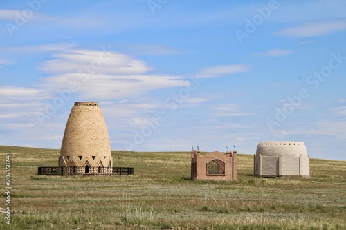 Muslim cemetery in Kazakhstan