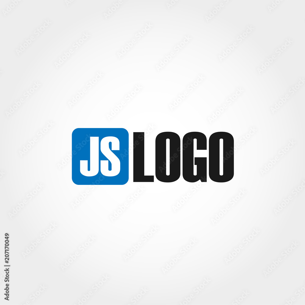 Initial Letter JS Logo Vector Design Initial Letter JS Logo Vector Design