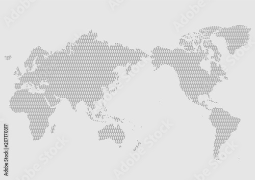 世界地図 人々 模様 イラスト グレー 日本中心 Stock Vector Adobe Stock 世界地図 人々 模様 イラスト グレー 日本中心 Stock Vector Adobe Stock