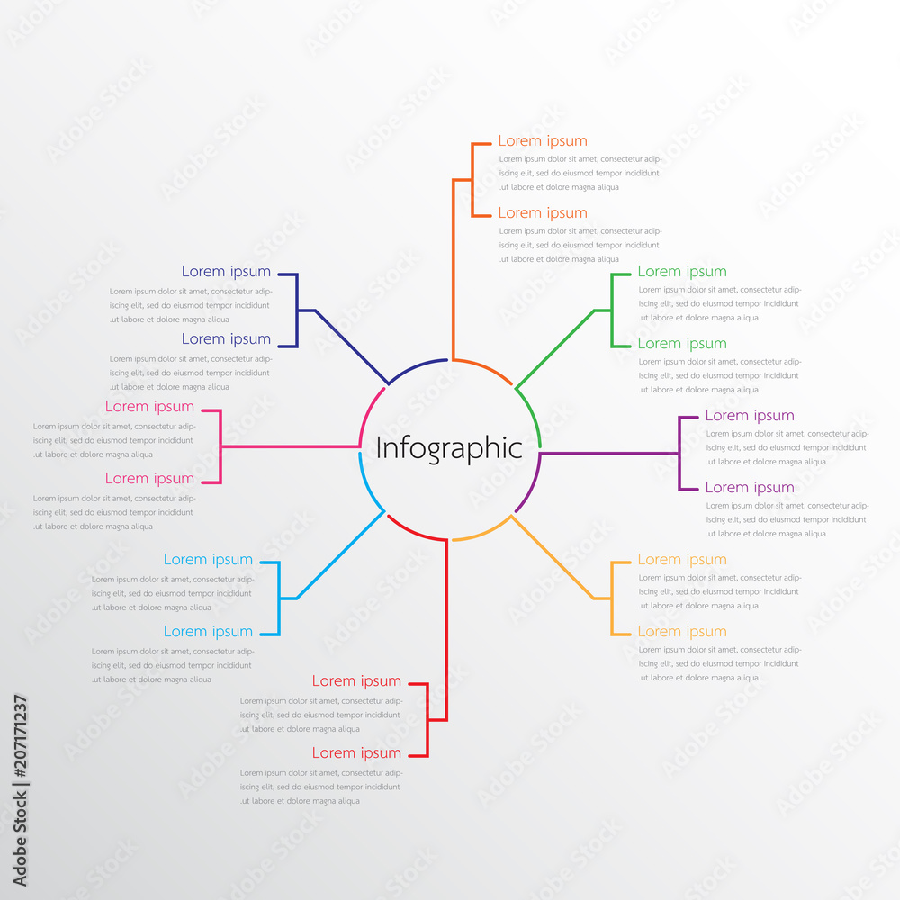 Vector infographic templates used for detailed reports. All 8 topics. Vector infographic templates used for detailed reports. All 8 topics.