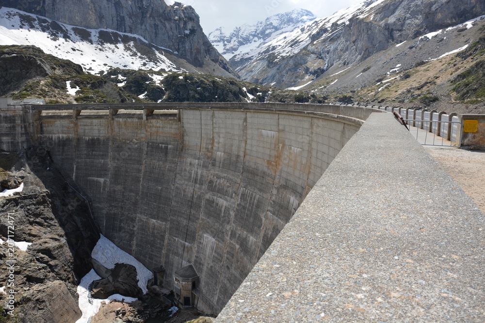 Barrage des Gloriettes, France, Pyrénées Stock Photo Adobe Stock