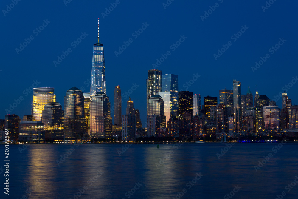 New York Skyline at Blue Hour