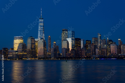 New York Skyline at Blue Hour