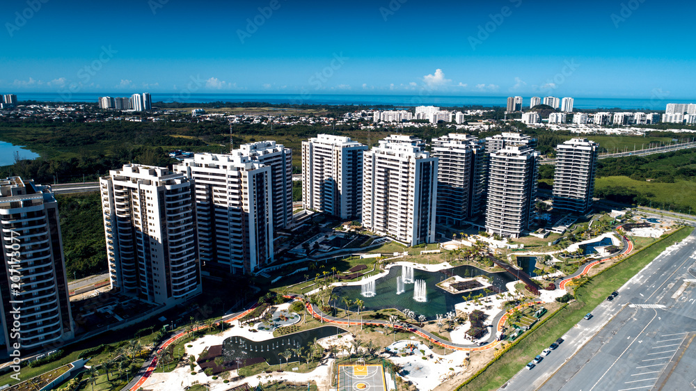 Condomínio de prédios no litoral RJ