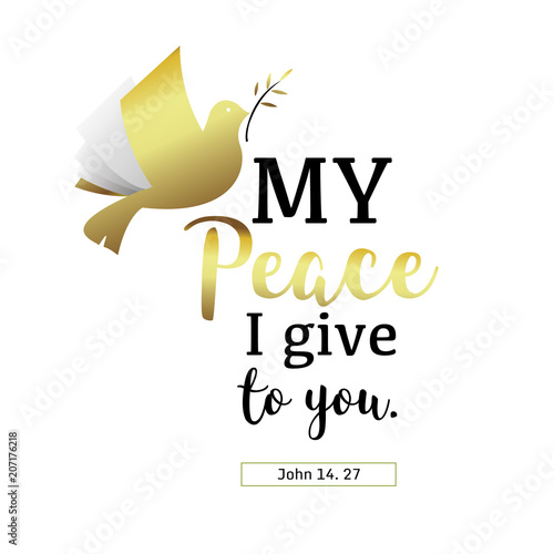 Text design. Inspirational bible quote