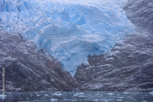 Santa Ines glacier in the Strait of Magellan photo