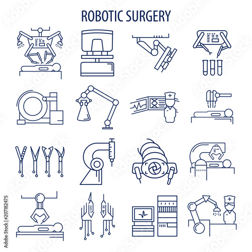 Robotic surgery set