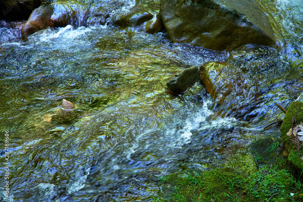 Obraz premium 赤目四十八滝の清らかな水