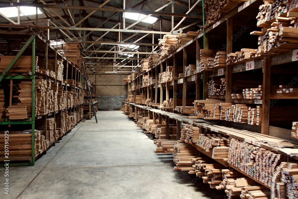 Fototapeta premium Wood store