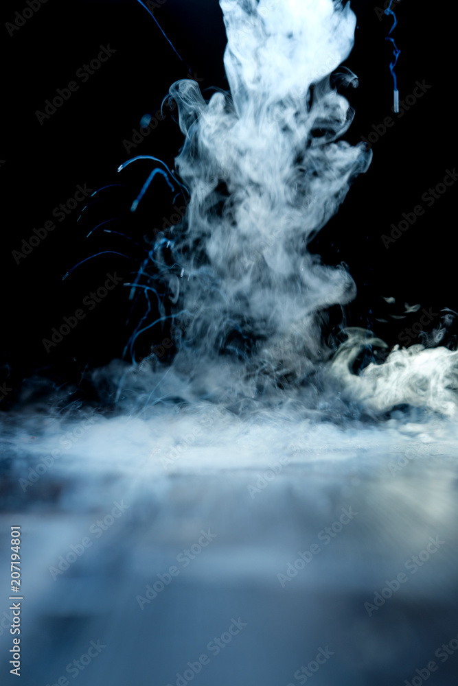 liquid nitrogen steam - obrazy, fototapety, plakaty 