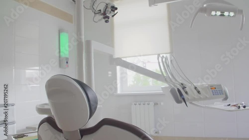 white dentist office background photo