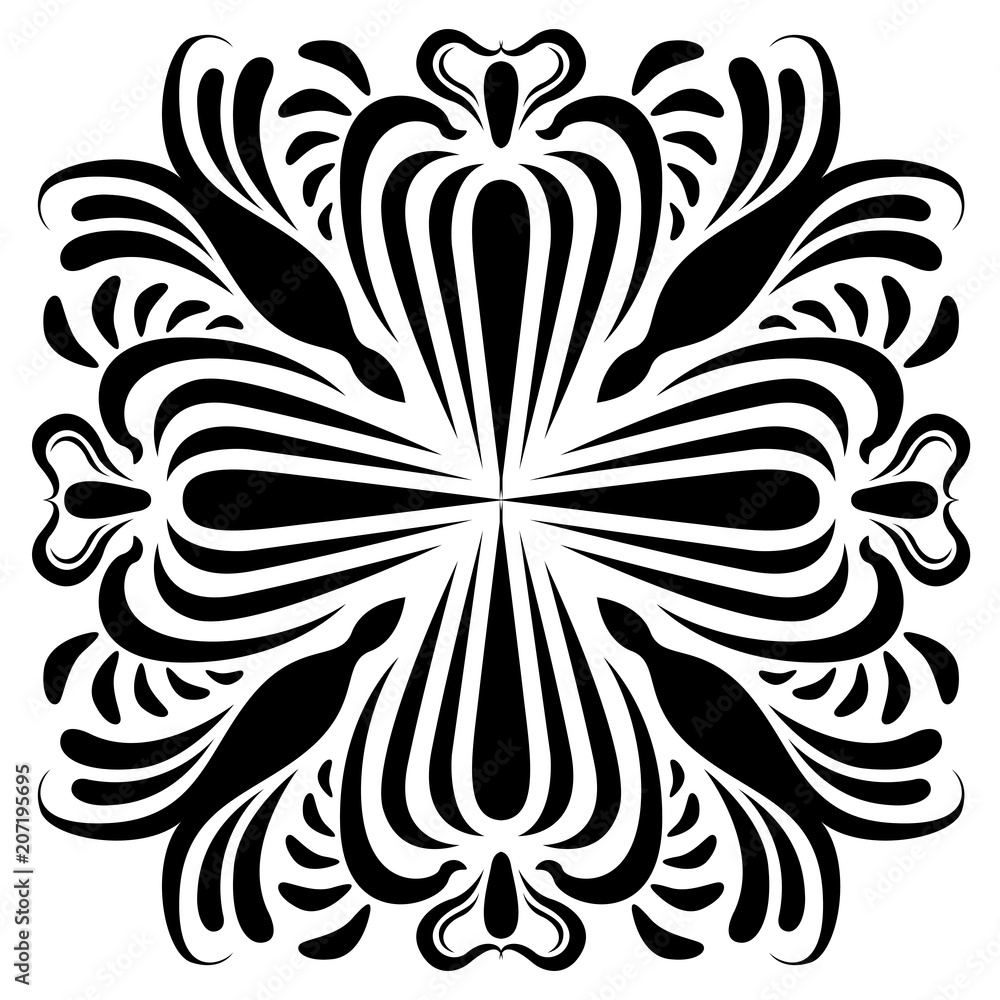 Isolated arabesque pattern Isolated arabesque pattern