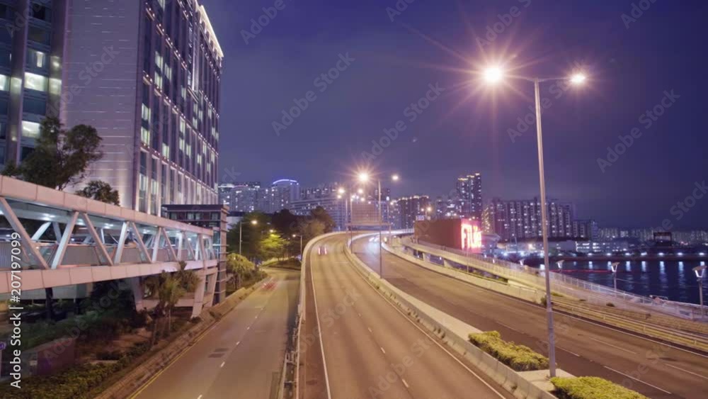 timelapse aerial shooting of traffic on big industrial chinnese city timelapse aerial shooting of traffic on big industrial chinnese city
