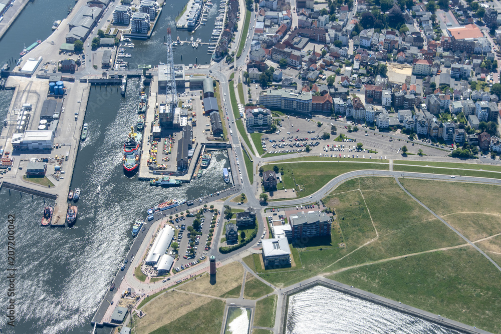 panorama flight over the north sea islands and the coast of germany
