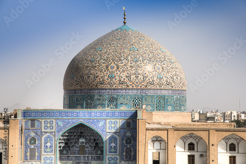 Sheikh Lotfallah Mosque in Isfahan, Iran. photo