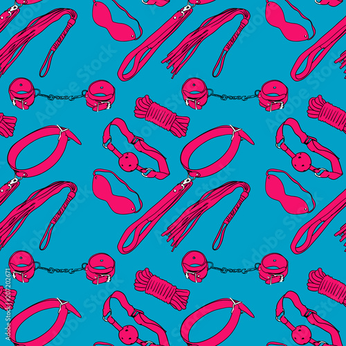 A vector illustration for bondage Pattern