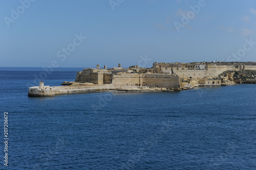Entrée du port de La Valette sur l'île de Malte