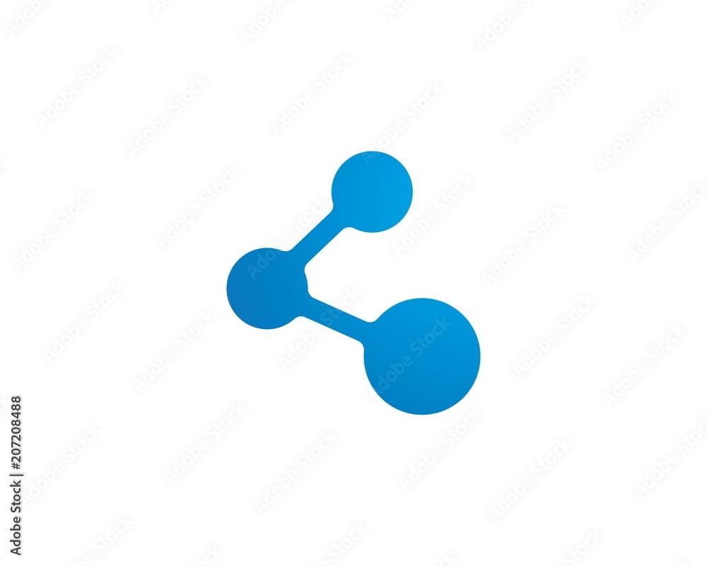 molecule logo vector molecule logo vector
