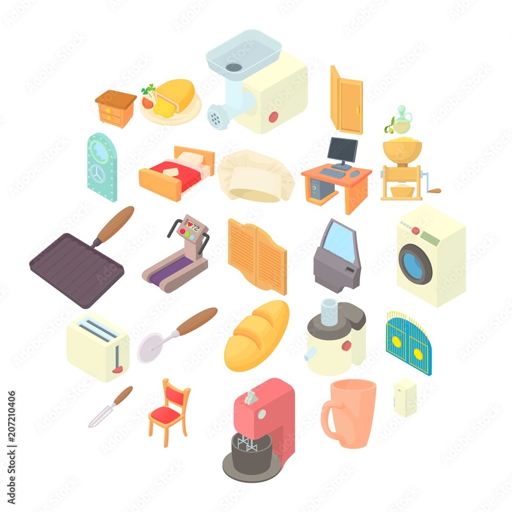 Grange icons set. Cartoon set of 25 grange vector icons for web isolated on white background Grange icons set. Cartoon set of 25 grange vector icons for web isolated on white background