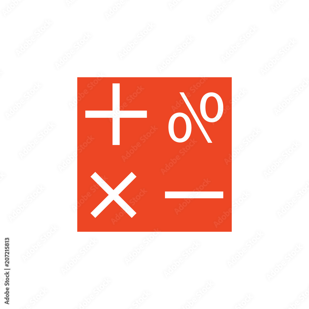Obraz premium symbols of mathematics colored icon. Element of school icon for mobile concept and web apps. Detailed symbols of mathematics icon can be used for web and mobile. Simple icon