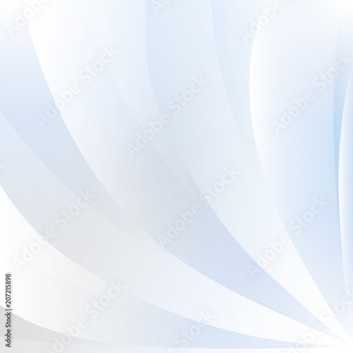 Abstract white background with waves and shadows, Vector illustration