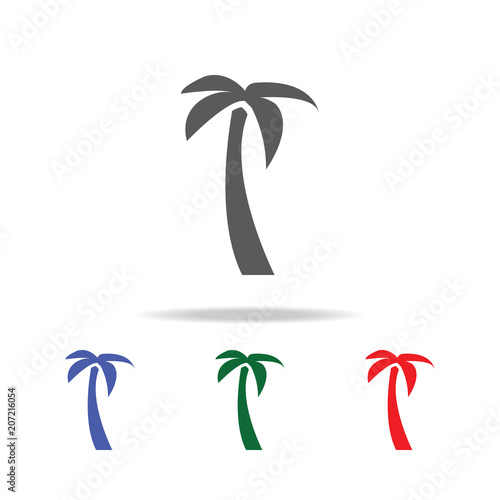 palma icon. Elements of trees in multi colored icons. Premium quality graphic design icon. Simple icon for websites, web design, mobile app, info graphics