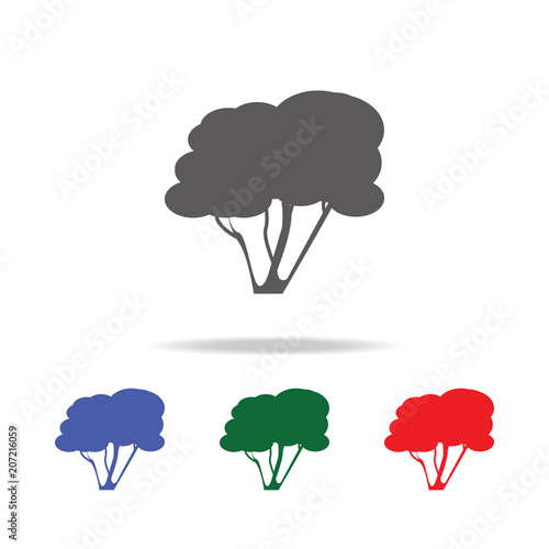 hazel tree icon. Elements of trees in multi colored icons. Premium quality graphic design icon. Simple icon for websites, web design, mobile app, info graphics