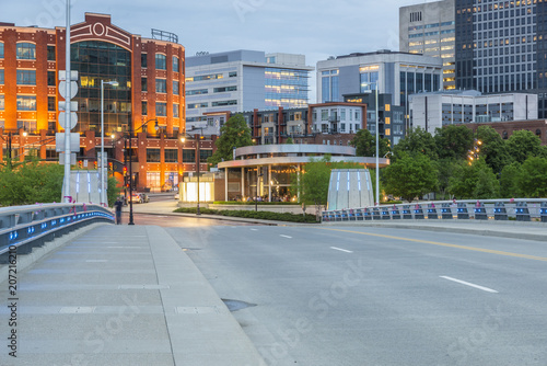 Photos Empty street Columbus ohio