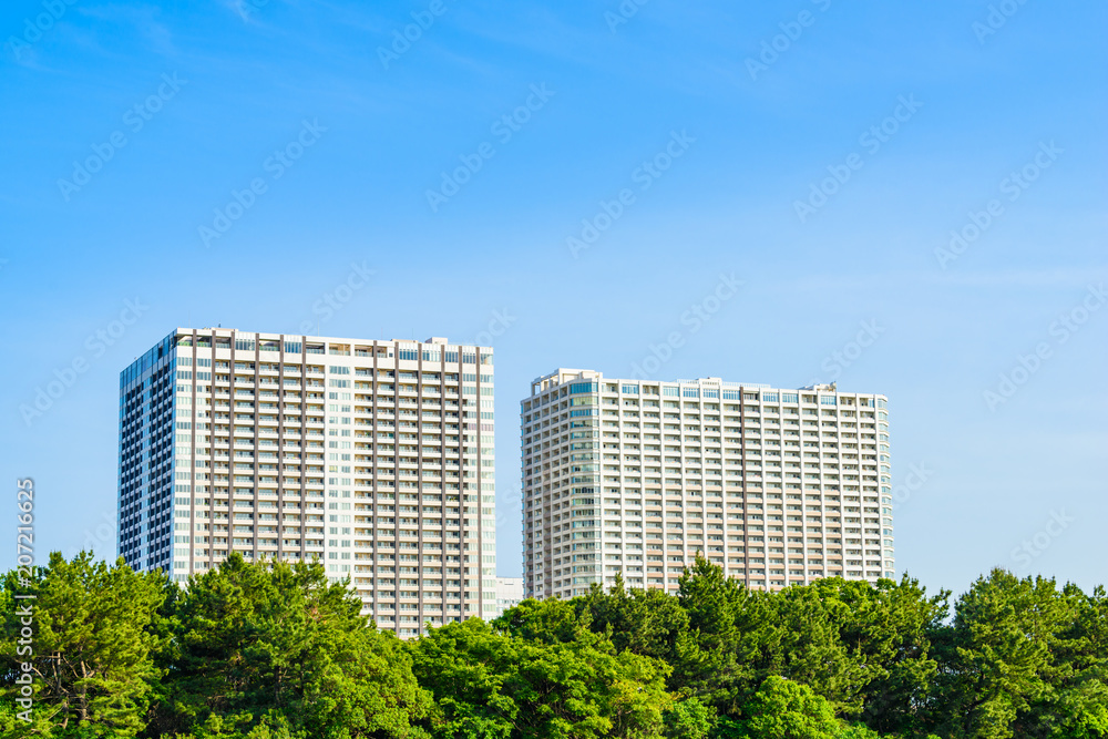 ベイエリアのタワーマンション High-rise condominium in Tokyo