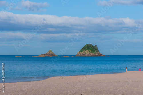 Twin rocks in the sea