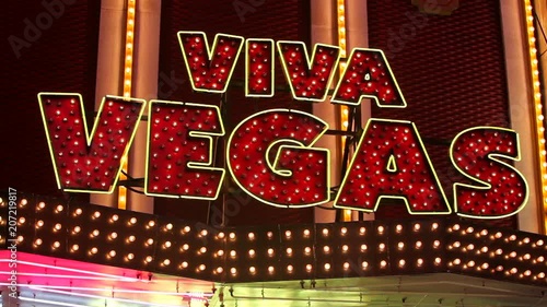 United States of America, Nevada, Las Vegas,  Downtown, Freemont East Area, Neon Vegas sign