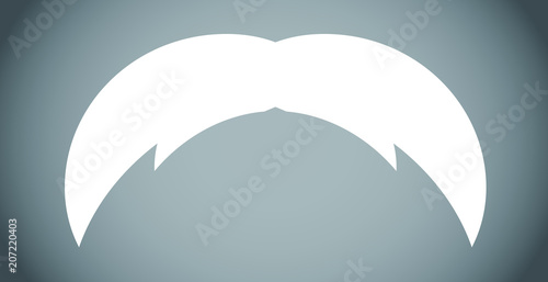 White respectable beard