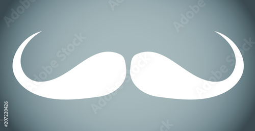 White respectable beard
