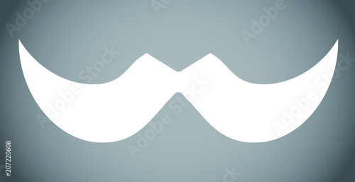 White respectable beard
