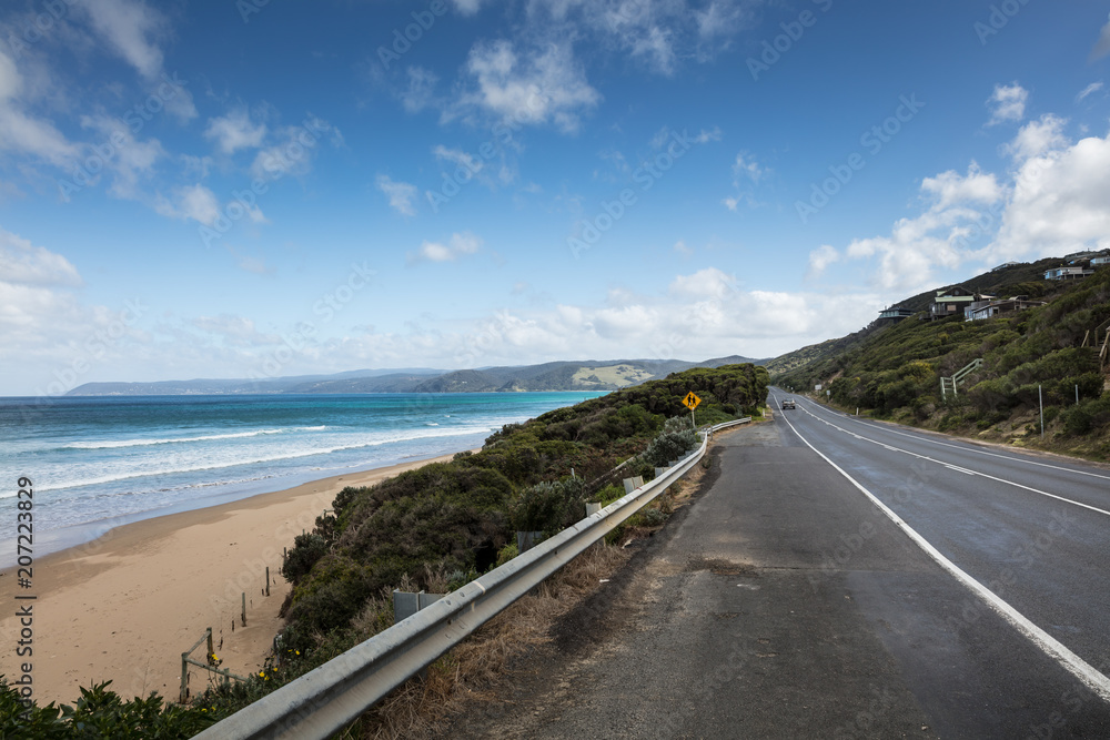 The Great Ocean Road in Victoria, Australia is a one of he world's great coastal roads The Great Ocean Road in Victoria, Australia is a one of he world's great coastal roads