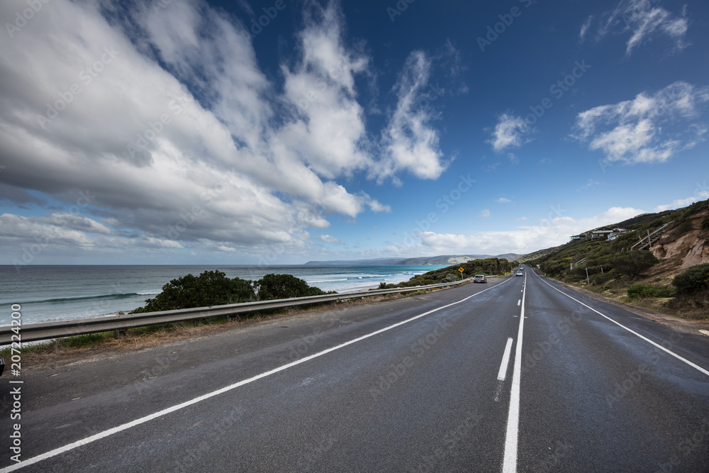 The Great Ocean Road in Victoria, Australia is a one of he world's great coastal roads