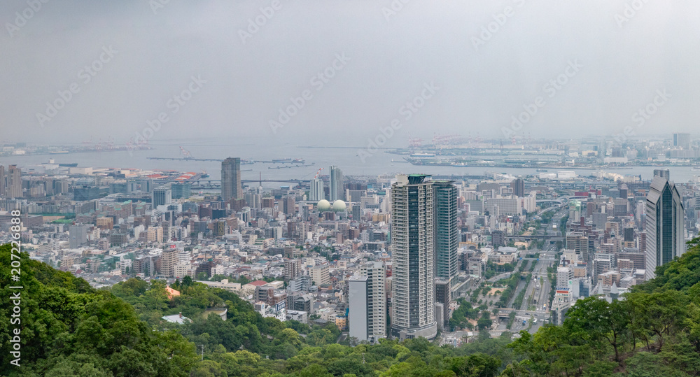 Kobe cityscape , Japan