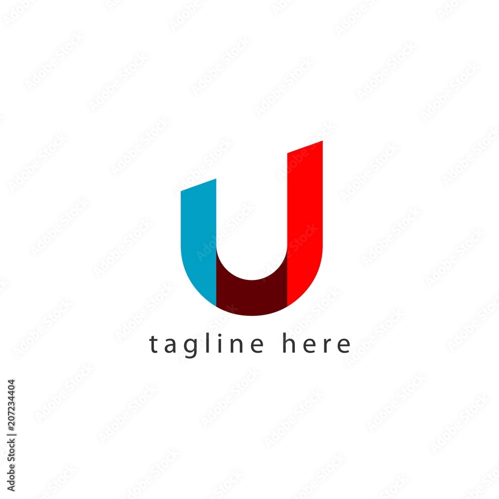 U Letter Logo Vector Template Design Illustration U Letter Logo Vector Template Design Illustration