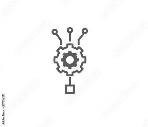 intelligence algorithm icon