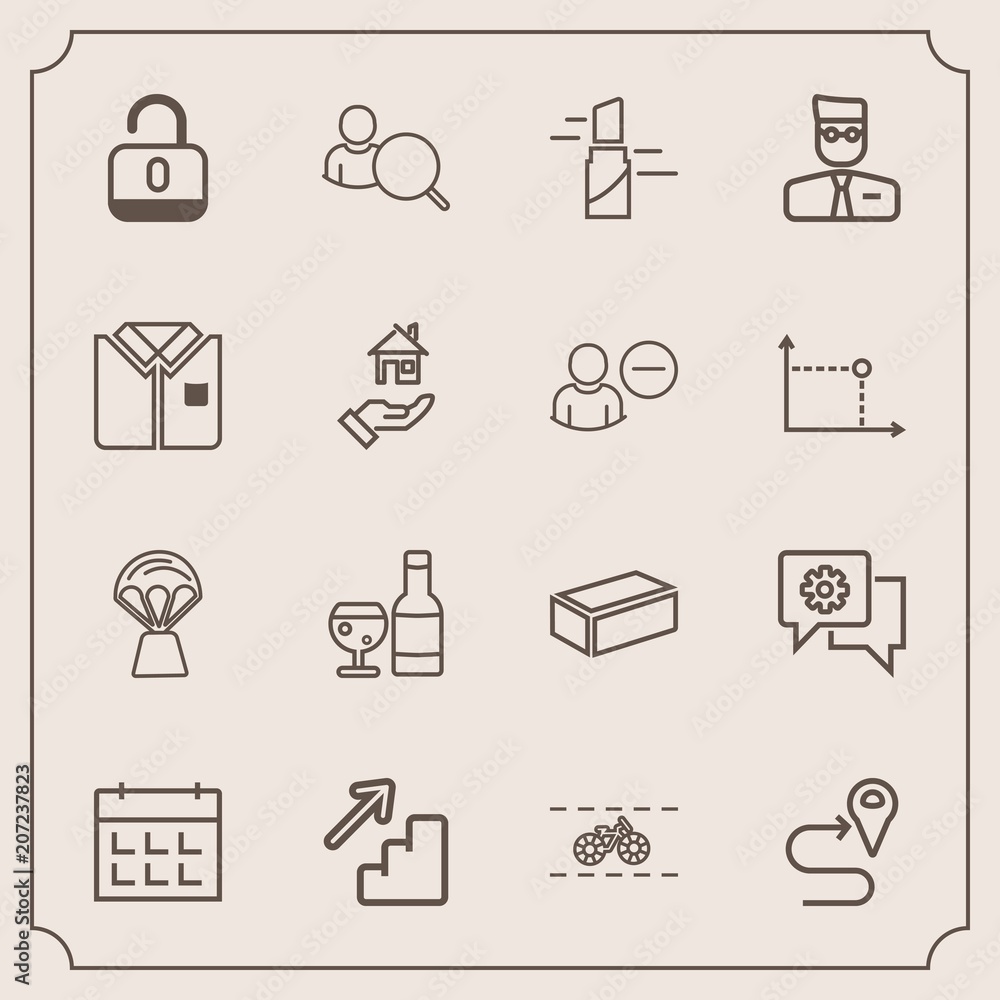 Modern, simple vector icon set with mobile, balloon, sky, bicycle, transportation, protection, up, route, material, wine, security, time, calendar, alcohol, communication, location, navigation icons Modern, simple vector icon set with mobile, balloon, sky, bicycle, transportation, protection, up, route, material, wine, security, time, calendar, alcohol, communication, location, navigation icons