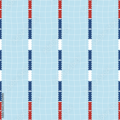 Seamless pattern swimming pool top view.printing wallpaper.vector illustration