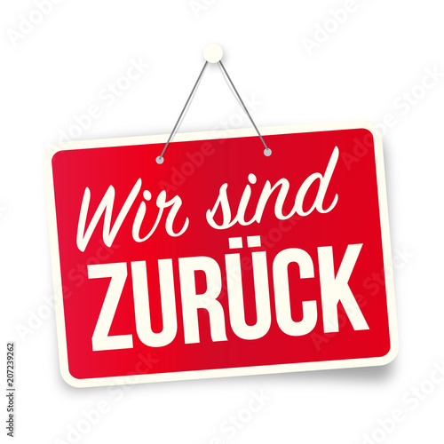 Wir sind zurück