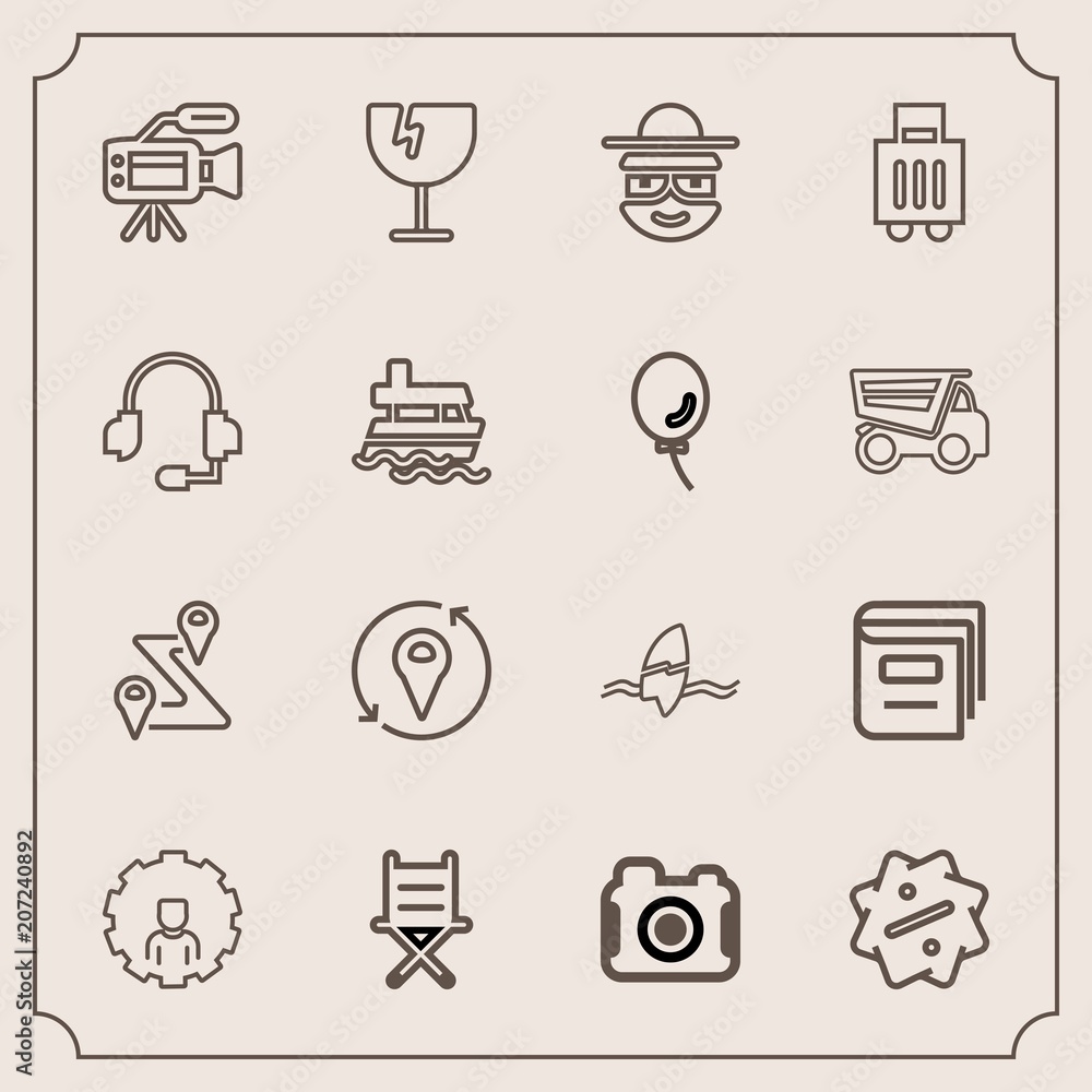 Modern, simple vector icon set with microphone, library, technology, tripod, map, window, tropical, shattered, education, glass, photographer, sale, navigation, road, destruction, web, label icons Modern, simple vector icon set with microphone, library, technology, tripod, map, window, tropical, shattered, education, glass, photographer, sale, navigation, road, destruction, web, label icons