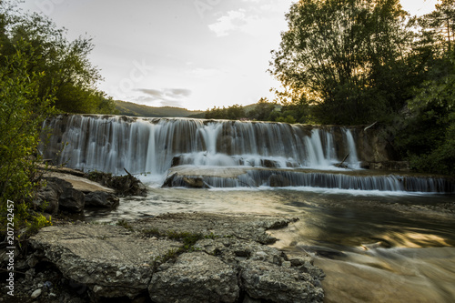 Beautiful small waterfall