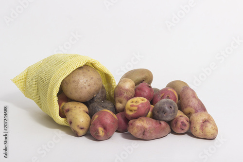 Foto Bodegón de papas peruanas